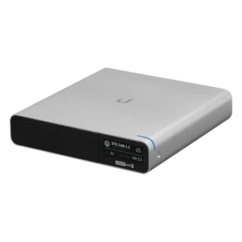 UniFi OS Console Cloud Key Gen2 PLUS / con aplicaciones UniFi Network y Protect, para hasta 50 dispositivos y 20 cámaras UniFi HD, incluye disco duro 1TB