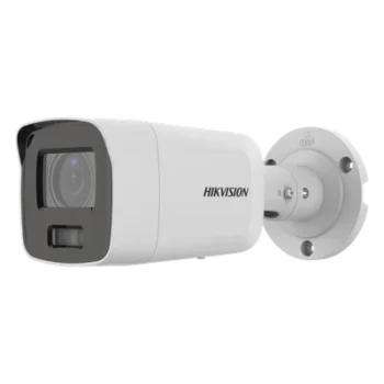 Bala IP 8 Megapixel (4K) / Imagen a Color 24/7 / Lente 2.8 mm / Luz Blanca 40 mts / Exterior IP67 / WDR 130 dB / Entrada y Salida de Audio y Alarma / Captura Facial / ONVIF / Micro SD / Micrófono Integrado