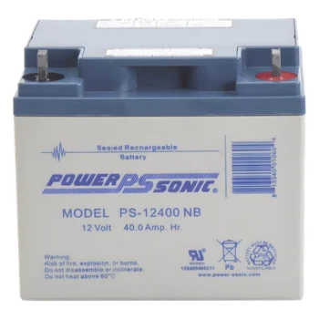 Batería de Respaldo AGM/VRLA / 12V / 40 Ah / Vida Útil 5 Años / Terminales NB / UL Reconocida