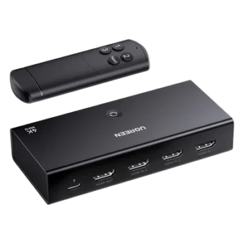Conmutador HDMI / 3 Entradas a 1 Salida / 4K@60Hz / HDR / 3D / Dolby Atmos / HDCP 2.2 / HDMI 2.0 / Control Remoto