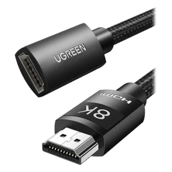 Cable de Extensión HDMI / HDMI 2.1 / 8K@60Hz / 48 Gbps / 28AWG Cobre Puro / 1 Metro (3.28 Pies) / Macho a Hembra / Extensión hasta 3 Metros (9.84 Pies)