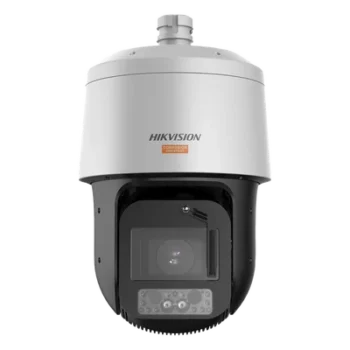 PTZ IP / 4 Megapixel / 42X Zoom / Dual Light 500 m IR / 100 m Luz Blanca / Polímero Anticorrosivo C5 / Auto-Seguimiento / DARKFIGHTER / EIS / IP67 NEMA 4X / 1640 ft IR / 328 ft Luz Blanca