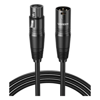Cable XLR Balanceado / 3 Pines / 15 m (49.2 ft) / Triple Blindaje / Conectores Niquelados / Diámetro 6 mm