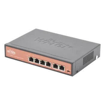 Switch PoE No administrable / PoE de Largo Alcance Hasta 250m / 4 Puertos PoE 10/100Mbps (Puerto 1 Hasta 60W, Puertos 2,3 y 4 Hasta 30W) + 2 Puertos 10/100Mbps Uplink / Presupuesto 65 W / Plug and Play