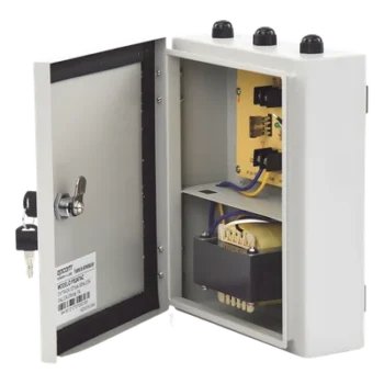 Fuente de Poder para Domos PTZ / 24 VCA @ 7A / 170W / IP65 / 127 VCA Entrada / 0.82 x 0.69 x 0.30 pies