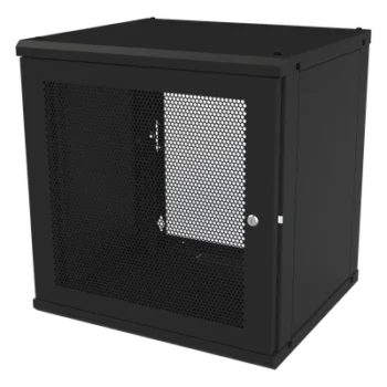 Gabinete de Pared Fijo / 12U / Puerta Perforada / 66 kg Carga / 1.97 x 2.04 x 1.72 pies