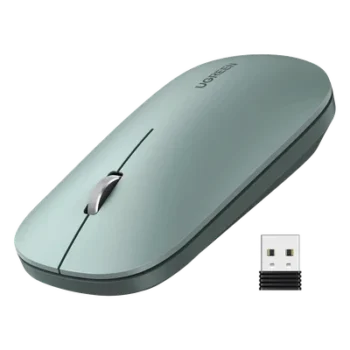 Mouse Inalámbrico / 2.4 GHz / Alcance 10 m (32.8 ft) / DPI 1000-4000 Ajustable / Ultra Delgado 3 cm / Scroll Aluminio / Silencioso 40 dB