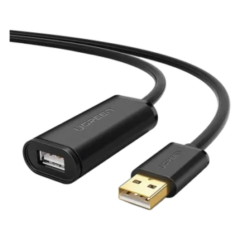 Cable de Extensión Activo USB 2.0 / 30 m (98.4 ft) / Macho-Hembra / Amplificador FE1.1S / 480 Mbps / Blindaje Triple