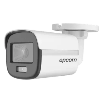 Cámara Bala TURBOHD / 2 Megapíxeles / ColorVu 24/7 / Luz Blanca 20 m (65.6 ft) / Lente 2.8 mm / IP67 / Multitecnología