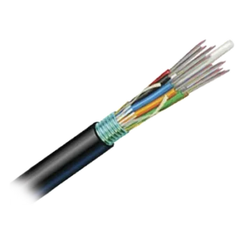Cable de Fibra Óptica OSP / 6 Hilos / OM3 50/125 Optimizada / Armada con Gel / HDPE / 1 Metro (3.28 Pies)