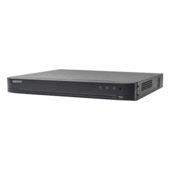 DVR 32 Canales TurboHD + 8 Canales IP / 5 Megapixel Lite - 3K Lite / Acusense (Evita Falsas Alarmas) / Audio por Coaxitron / 2 Bahías de Disco Duro / H.265+