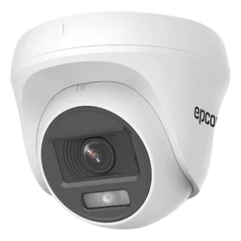 Cámara Turret TURBOHD / 2 Megapixel / Color 24/7 / Luz Blanca 20 m (65.6 ft) / Micrófono Integrado / 4 Tecnologías / Interior
