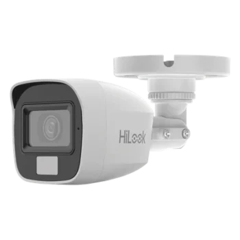 Cámara Bala TURBOHD / 3K Megapixel / Dual Light 20 m (65.6 ft) / Lente 2.8 mm / 105° de Visión / IP66 / Audio por Coaxitron / Multitecnología