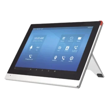 Monitor IP/SIP para interior con Android, Wi-Fi, pantalla táctil de 10.1", audio de 2 vías, PoE, 8 interfaces de entrada de alarma.
