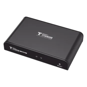 Receptor Compatible para Kits TT-383PRO4.0 / Resolución 1080P@60Hz / Cat 5e/6 / Distancia de 120 m / Control IR / Protocolo HDbitT / Compatible con Switch Gigabit .
