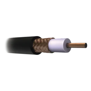 Cable Coaxial RG11/U / 305 m (1000 ft) / AWG 14 / PE Espumado / Blindaje 60% / Intemperie / Video Vigilancia