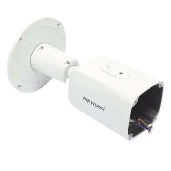 Tapa Trasera para Cámara IP / Salida de Cable Hermética / Base con Soporte / Sin Tornillería