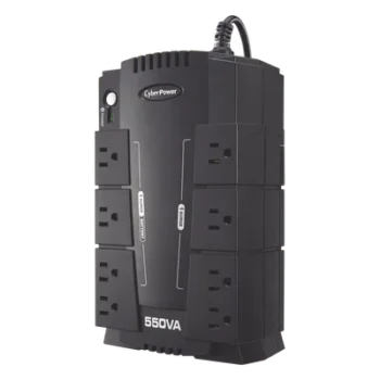 UPS de 550 VA/330 W, Topología Standby, Entrada 120 Vca NEMA 5-15P, Tipo Gabinete Compacto, Con 8 Tomas NEMA 5-15R