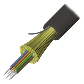Cable de Fibra Óptica / 6 Hilos / Interior-Exterior / Tight Buffer / Dieléctrico / Plenum OFNP / Monomodo OS2 / 1 m (3.28 ft)