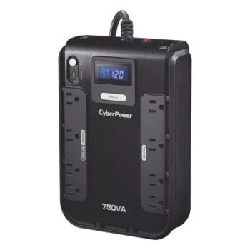 UPS de 750 VA/420 W, Topología Standby, Entrada 120 Vca NEMA 5-15P, Tipo Gabinete Compacto, Con 8 Tomas NEMA 5-15R
