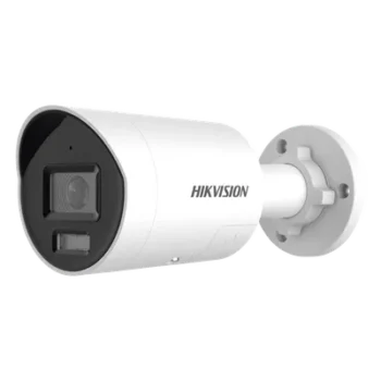 [Dual Light + ColorVu] Bala IP 8 Megapixel (4K) / Lente 2.8 mm / 40 mts IR + 40 mts Luz Blanca / Exterior IP67 / Luz Intermitente y Alerta de Audio / Micrófono Integrado / ACUSENSE / Metal / ACUSEARCH