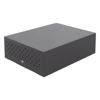 Gabinete Metálico de Seguridad para DVR/NVR. Tamaño Max. de DVR/NVR: 440 x 177 x 462 mm (An. x Al. x Prof.)