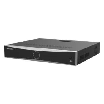 NVR IP / 16 Canales / 12 Megapixel (4K) / AcuSense / Reconocimiento Facial / 4 Bahías HDD / HDMI 4K / Alarmas I/O