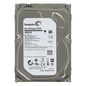 Disco duro 3.5" 3TB SATA III 5900RPM optimizado para video vigilancia 24/7
