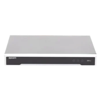(ACUSENSE / Evita Falsas Alarmas) DVR 4K / 16 Canales TURBOHD + 16 Canales IP / 2 Bahía de Disco Duro / Audio por Coaxitron / Salida de Vídeo en 4K