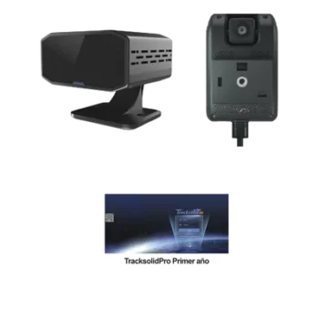 KIT Dashcam con sistema de control ADAS (asistencia de manejo) y Camara DMS con IA (JC170) / Multiples alarmas /Comunicación dos vías / ideal para flotas vehiculares / Facil instalacio / Incluye primer año TrackSolidPro