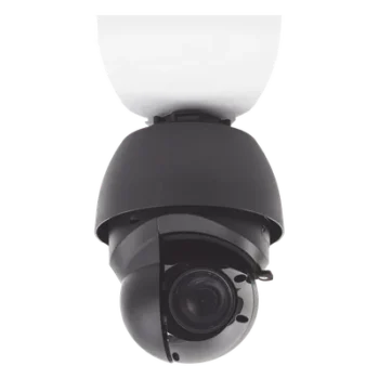 UniFi Protect G4 PTZ cámara de giro, inclinación y zoom de alto rendimiento con transmisión de video 4K, 24 FPS, zoom óptico 22x y visión nocturna LED IR adaptativa.