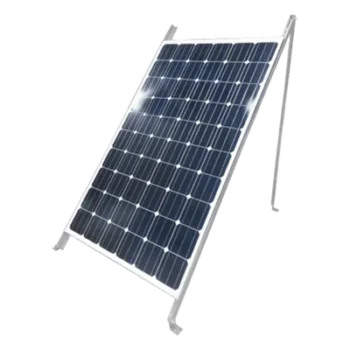 Montaje de Piso para 1 Módulo Solar (Ver compatibilidad). Galvanizado Electrolítico.