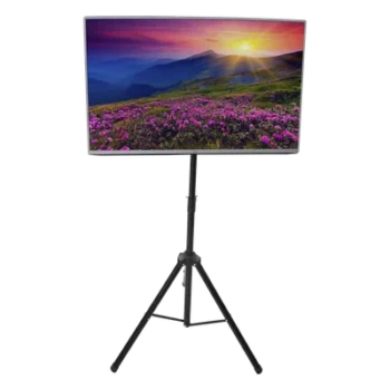 Trípode Portátil con Soporte de piso para Monitores de 32 a 65" / Vesa 600 x 400 / Acero / Montaje de 65 cm a 1 mt