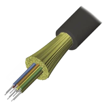 Cable de Fibra Óptica / 12 Hilos / OM4 50/125 / Tight Buffer / Dieléctrico Plenum / Interior-Exterior / 1 Metro (3.28 Pies)