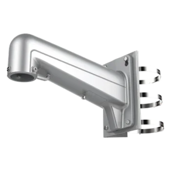 Montaje de Poste para PTZ HIKVISION / Color Plata