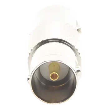 Adaptador Coaxial Tipo Barril / BNC Hembra a BNC Hembra / 75 Ohm / Níquel-Oro-Teflón / 32.5 mm Largo