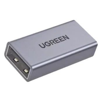 Adaptador USB-A Hembra a USB-A Hembra / USB 3.0 / Velocidades de Transferencia de Datos de Hasta 5 Gbps / Carcasa de Aluminio / Compacto y Portátil / Plug & Play / Compatible con Versiones Anteriores de USB