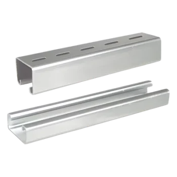 Unicanal liso / 4x2 cm / 3000 mm (9.84 ft) / Calibre 16 / ElectroZinc