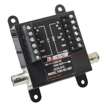 Protector CCTV PTZ / SASD / 12-24V + Coaxial BNC + RS-232/422/485 / 150A / Bidireccional / -40 a 65°C