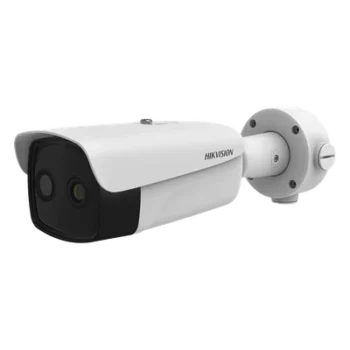 Bala IP Térmica 384 X 288 / Lente 25 mm / Termométrica / Detección de Temperatura / Detección de Fuego / Exterior IP66 / MicroSD