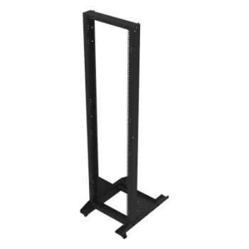 Rack Móvil de Acero de 2 Postes, 45 UR, Incluye 4 Ruedas Uso Rudo.