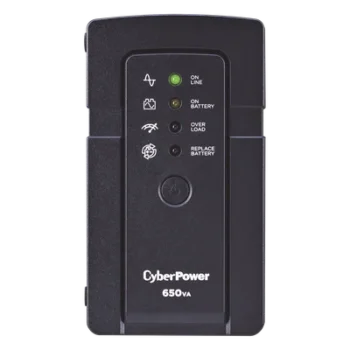 UPS de 650 VA/400 W, Topología Standby, Compacto, Entrada 120 Vca NEMA 5-15P, Con 3 Tomas Respaldo/Protección y 3 Tomas Solo Protección NEMA 5-15R