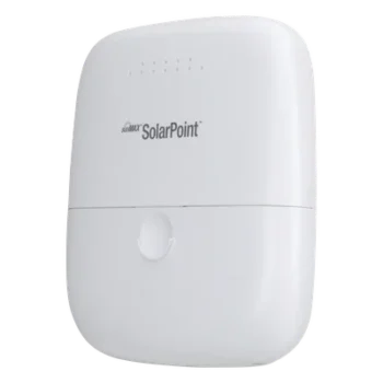 Controlador de carga MPPT SunMax Solar Point 24V 7A para exterior con switch PoE pasivo 24V integrado para alimentar equipos airMAX