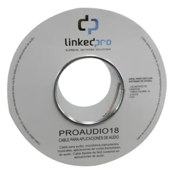 Cable 18/2 para audio, perfecto para bocinas y micrófonos, bobina de 152M(500ft)