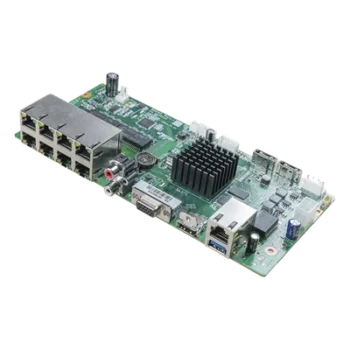 Tarjeta Principal de Reemplazo / Videovigilancia IP / 8 Canales PoE / Compatible con NVR Hikvision