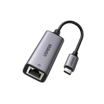 Adaptador de Red / USB-C 3.1 a RJ45 / 5 Gbps / 10/100/1000 Mbps / Thunderbolt 3 / Cable 10 cm (0.33 ft)