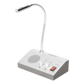 Sistema de Intercomunicación | Ideal para Ventanillas | Audio de voz de dos vías | 12V/1A 3W | Micrófono Interior + Micrófono Exterior