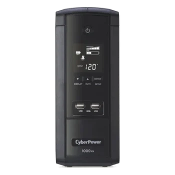UPS de 1000 VA/600 W, Topología Línea Interactiva, Entrada 120 Vca NEMA 5-15P, Tipo Torre, Con 10 Tomas NEMA 5-15R, 5 años de garantía