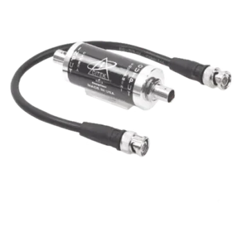 Protector Coaxial BNC / 20,000 A / 75 Ohms / 0-10 MHz / 3.58 x 1.1 pulgadas / -40°F a 158°F