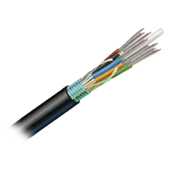 Cable de Fibra Óptica 12 hilos, OSP (Planta Externa), Armada, Gel, HDPE (Polietileno de alta densidad), Multimodo OM4 50/125 Optimizada, 1 Metro